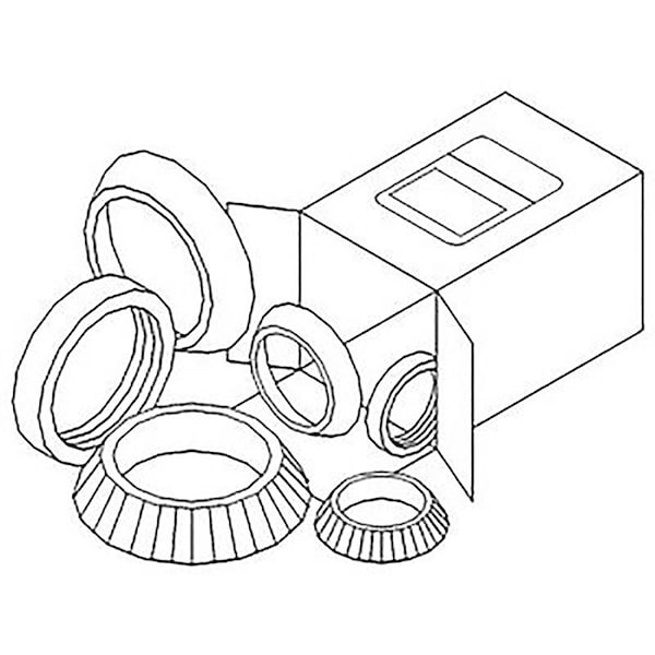 Aic Replacement Parts Wheel Bearing Kit Fits John Deere Models Replaces WBK Fits JD25 A-WBKJD25-AI - main